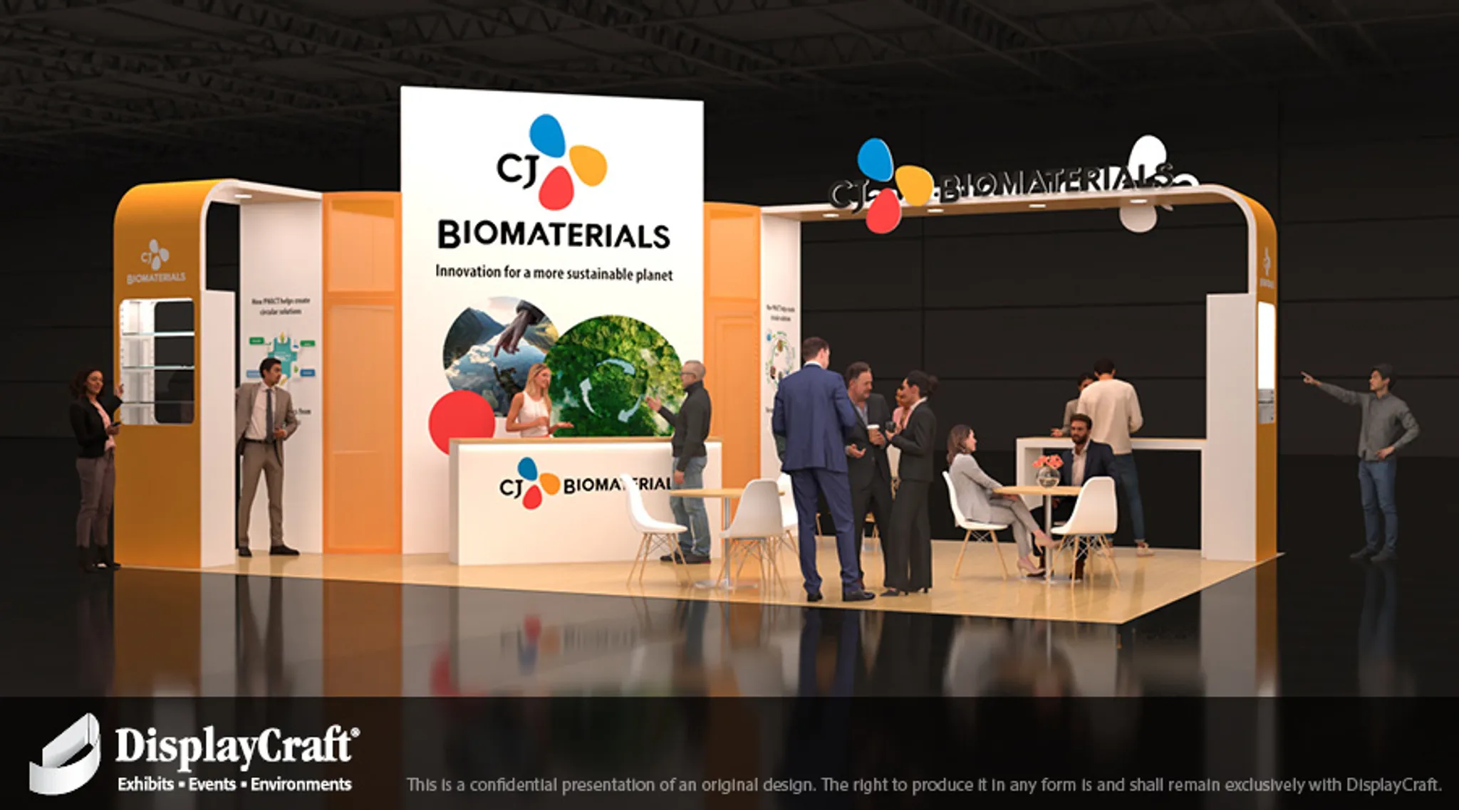 20x30 Île booth design by DisplayCraft